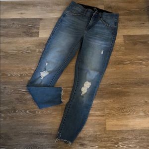 LuLaRoe Jeans. Light ankle distressed